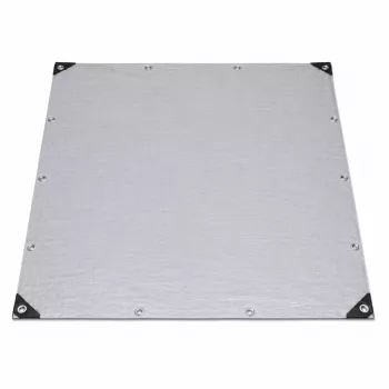 LEAN Tarpaulin Waterproof Reinforced Protective Rainproof Foil Gray 2x4 M