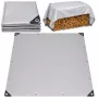 LEAN Tarpaulin Waterproof Reinforced Protective Rainproof Foil Gray 2x4 M