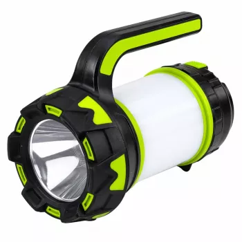 LEAN žibintuvėlis LED lempa 2in1 Camping Tourist įkraunamas daugiafunkcis