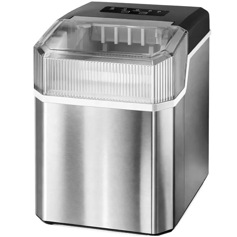 Extralink SmartLife Cube Ice Essential ledų gaminimo aparatas 12kg/24h 2.2L juodas/sidabrinis