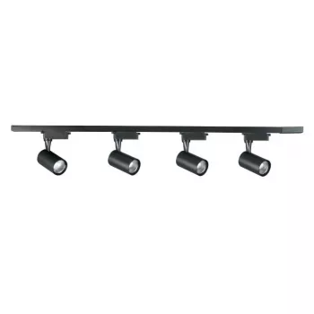LED bėginė šviestuvų sistema STR-4X15W-B 15W 4 taškai 60W 5200lm 4000K Juoda