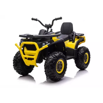 QUAD LOCK Electric Ride On Quad XMX607 for Kids with LED Lights MP3 - Geltona