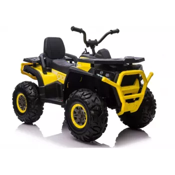 QUAD LOCK Electric Ride On Quad XMX607 for Kids with LED Lights MP3 - Geltona