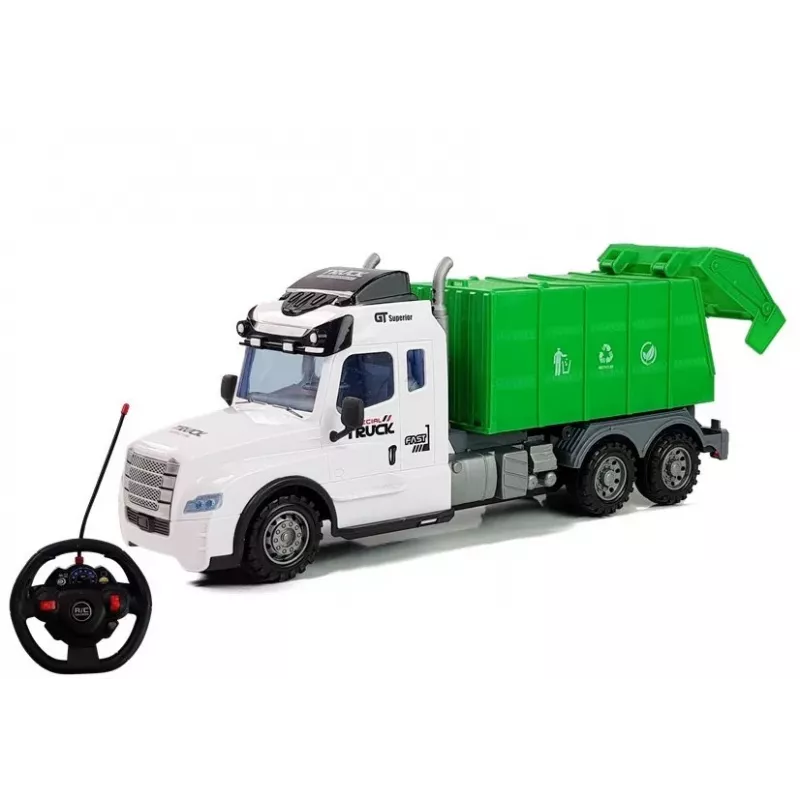 LEAN TOYS Šiukšliavežis Radijo Valdymo R/C 1:16 Mastelis 2.4 GHz