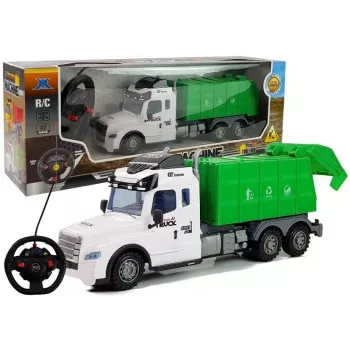 LEAN TOYS Šiukšliavežis Radijo Valdymo R/C 1:16 Mastelis 2.4 GHz