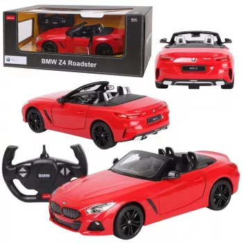 Valdomas automobilis R/C BMW Z4 Roadster Rastar 1:14 Raudonas