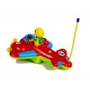 LEAN TOYS Baby R/C Airplane su nuotolinio valdymo vairu Raudona