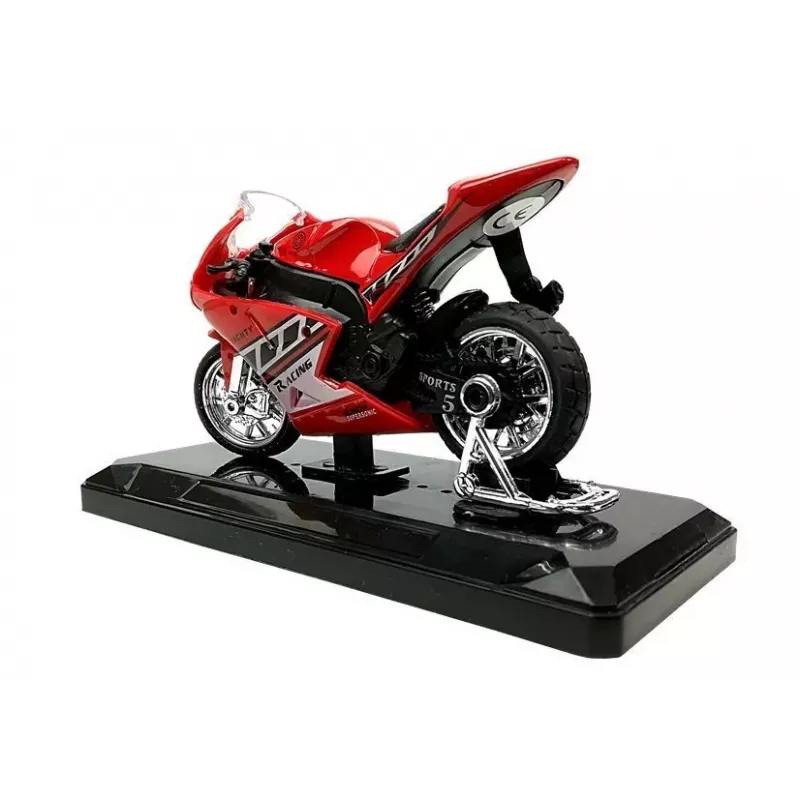LEAN TOYS Sportinis motociklas su garsais 1:18 4 spalvos