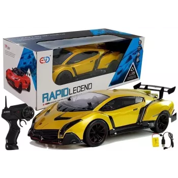 LEAN TOYS R/C Car Sport 1:10 Gold