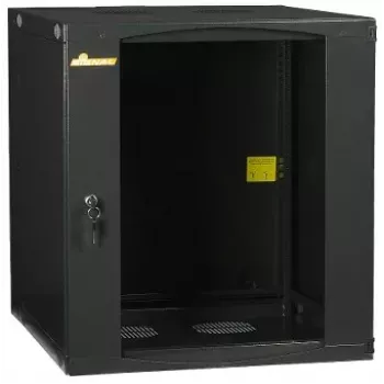 DELTA ENERGY SYSTEMS (SWITZERLAND) AG Sieninis dviejų sekcijų stovo korpusas 12U 600x600mm Juodas R19-12U/600/2S