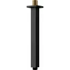 DEANTE lubinis dušo lietus 250 mm matinė juoda Arnika Nero