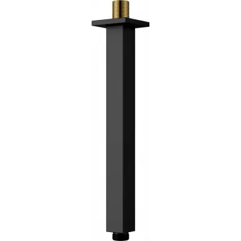 DEANTE lubinis dušo lietus 250 mm matinė juoda Arnika Nero