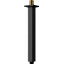 DEANTE lubinis dušo lietus 250 mm matinė juoda Arnika Nero