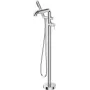 DEANTE Freestanding Bathtub Mixer with Shower Set - Matte Black