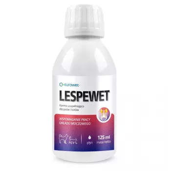 EUROWET Lespewet - Maisto papildas šunims ir katėms - 125ml - Inkstų funkcijos palaikymui