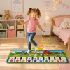 LEAN TOYS Educational Musical Mat Piano Animals Instrument Sounds 100x36 cm