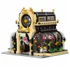 LEAN TOYS Statybiniai blokeliai Botaninis sodas Oranžerija su LED apšvietimu 2147 dalių