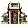 LEAN TOYS Statybiniai blokeliai Botaninis sodas Oranžerija su LED apšvietimu 2147 dalių