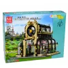 LEAN TOYS Statybiniai blokeliai Botaninis sodas Oranžerija su LED apšvietimu 2147 dalių