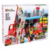 LEAN TOYS Sulankstomas gaisrinės automobilio konstravimo rinkinys su ugniagesių figūrėlėmis, šviesomis ir garsais, 94 detalės