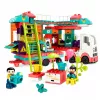 LEAN TOYS Sulankstomas kemperis Statybiniai blokeliai Figūrėlės Garsai Šviesos 98 vnt.