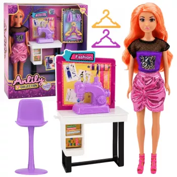 LEAN TOYS Anlily Doll Dressmaker Fashion Designer Sewing Machine Furniture Accessories