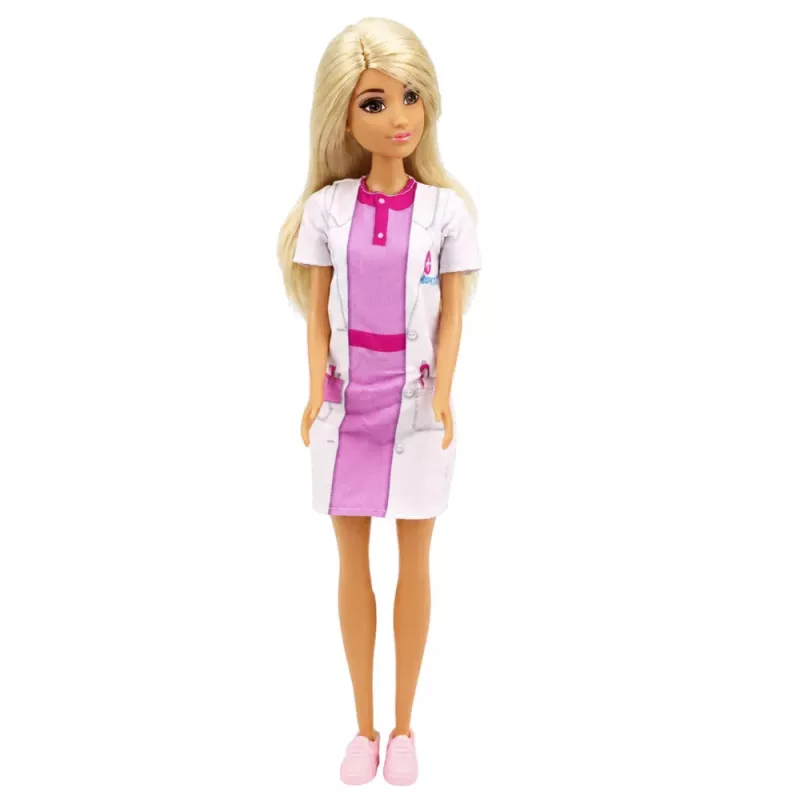 LEAN TOYS Anlily Lėlė Gydytoja Slaugytoja Greitosios Pagalbos Automobilis Medicinos Priedai