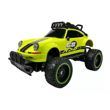 LEAN TOYS nuotoliniu valdymu automobilis visureigis R/C Beetle Green 2.4G