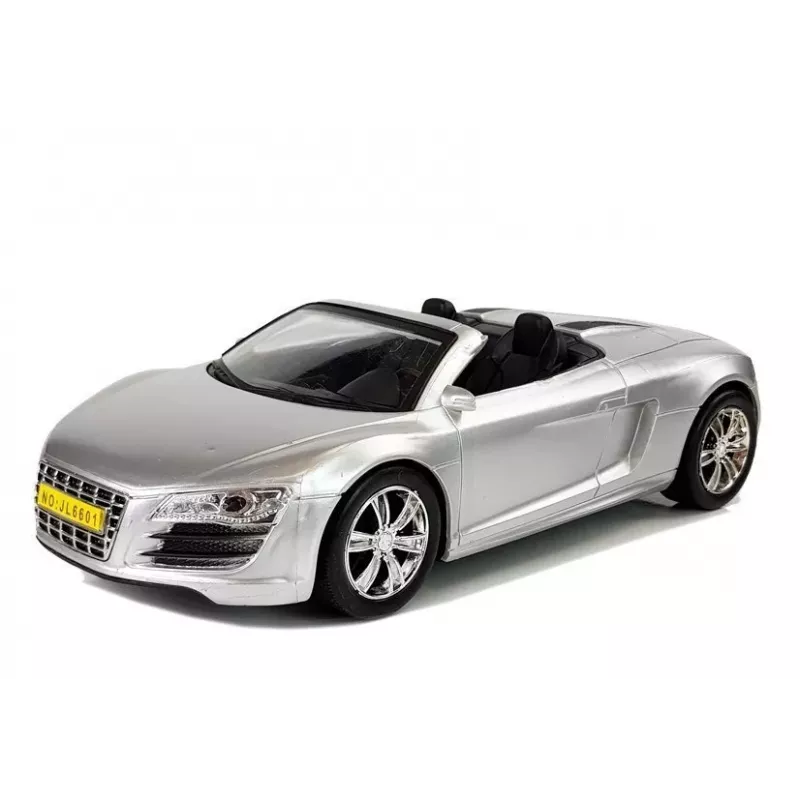 LEAN TOYS Modelis Automobilio Kabrioletas Sidabrinis 1:18