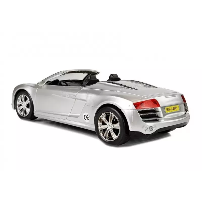 LEAN TOYS Modelis Automobilio Kabrioletas Sidabrinis 1:18