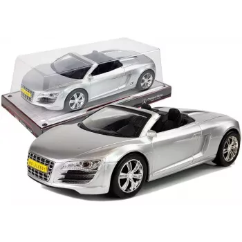LEAN TOYS Modelis Automobilio Kabrioletas Sidabrinis 1:18
