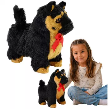 LEAN TOYS Interactive German Shepherd Dog Moves, Barks