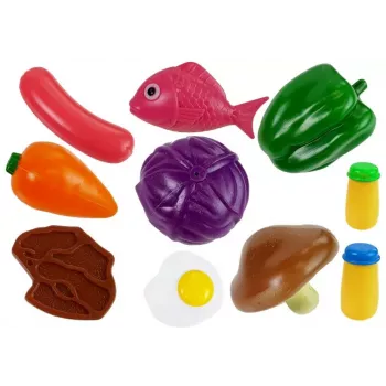 LEAN TOYS Virtuvės rinkinys Indai Gaminti 22 dalys