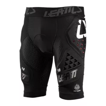 LEATT Impact Shorts 3DF 4.0 Apsauginiai Šortai, Dydis M, Juodi