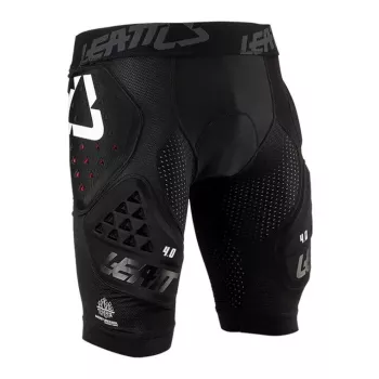 LEATT Impact Shorts 3DF 4.0 Apsauginiai Šortai, Dydis M, Juodi