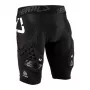 LEATT Impact Shorts 3DF 4.0 Apsauginiai Šortai, Dydis M, Juodi