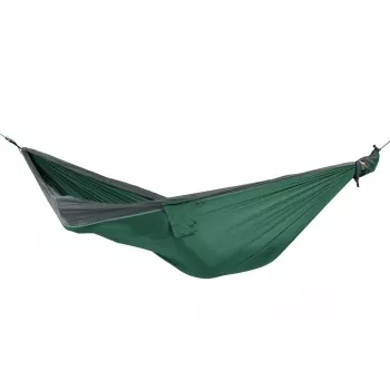 Ticket To The Moon TRAVEL HAMMOCK - Original Hanging Hammock 2 Person(s) Nylon Dark Green, Light Grey