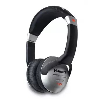 Numark HF125 DJ ausinės – uždengtos, 40 mm tvarkyklės, juodos