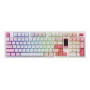 AKKO 5098B Prunus Lannesiana mechaninė klaviatūra, 98 klavišų, trijų režimų, karštai keičiama, RGB, PBT ASA klavišų dangteliai