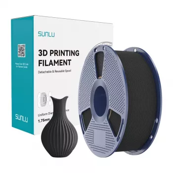 SUNLU PLA Classic Black Filament 1.75mm 1KG