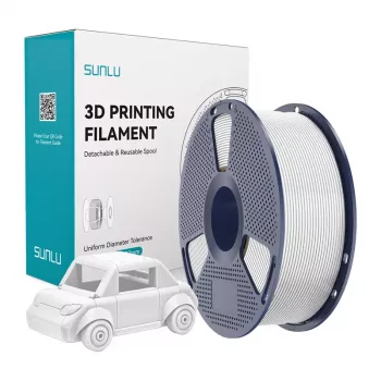 SUNLU PETG Filament 1.75mm White 1kg