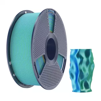 SUNLU PLA+ Silk Dual Color Filament 1.75mm Blue-Green 1kg