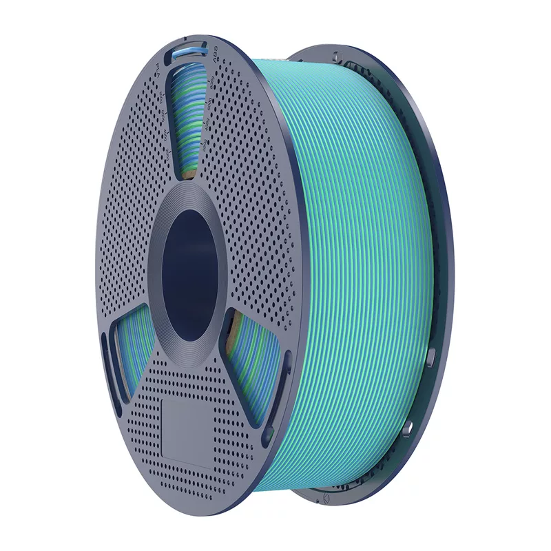 SUNLU PLA+ Silk Dual Color Filament 1.75mm Blue-Green 1kg