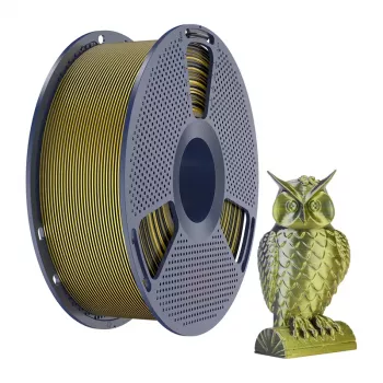 SUNLU PLA+ Silk Dual Color Filament 1.75mm Black and Gold 1kg