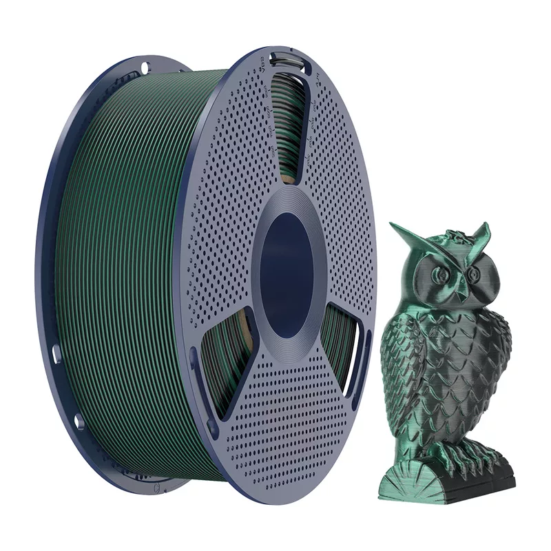 SUNLU PLA+ Silk Dual Color Filament (Black and Green) 1.75 mm 1 kg