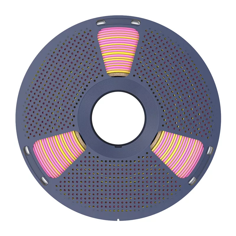 SUNLU PLA+ Silk Dual Color Filament 1.75mm Pink & Gold 1kg