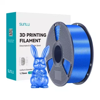 SUNLU PLA+ Silk Filament 1,75 mm Mėlyna 1 kg