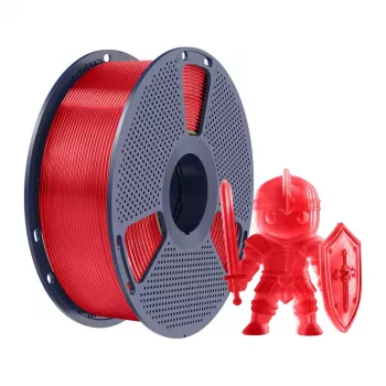 SUNLU PLA+ Filament (Transparent Red) 1.75mm 1kg