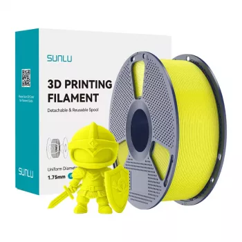 SUNLU PLA+ Filament 1.75mm Geltona 1kg