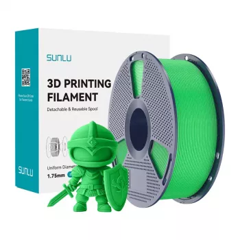 SUNLU PLA+ Filament 1,75 mm Žalia 1 kg